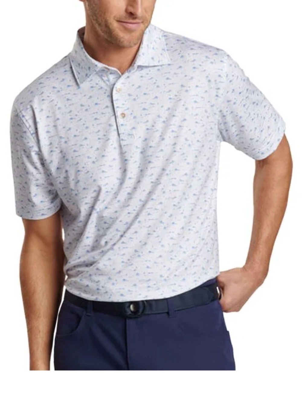 Peter Millar Everglades Performance Jersey Polo Shirt